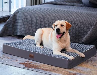 Luxe Pet Dog Bed Canapé-lit Orthopédique Mousse à mémoire de forme Lit pour chien
